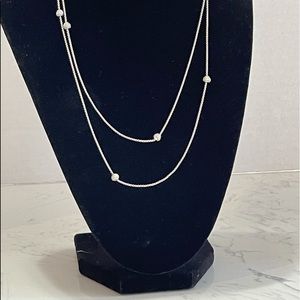 Authentic David Yurman 36 in. chain with diamonds